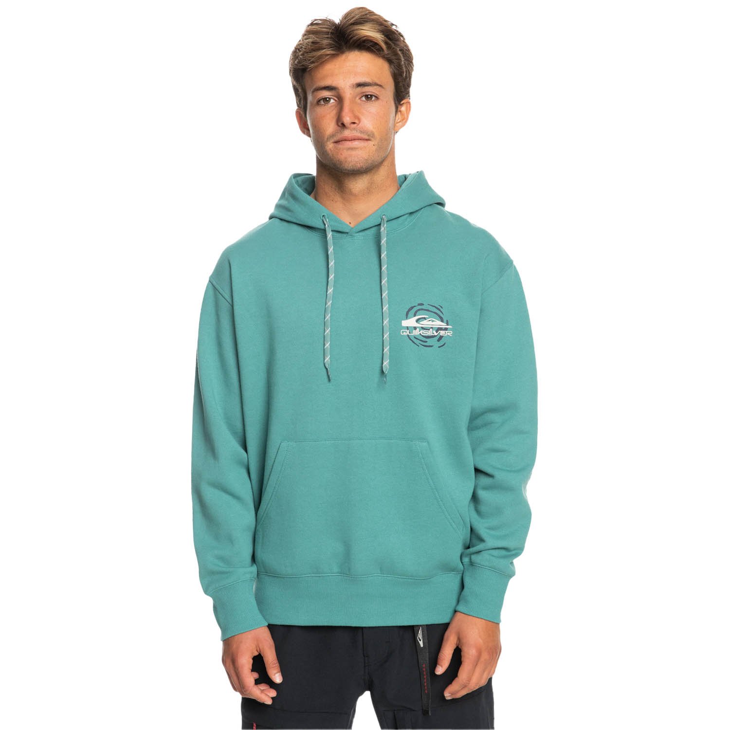 Quiksilver Moonlit Mountain Erkek Sweatshirt - Yeşil - 1