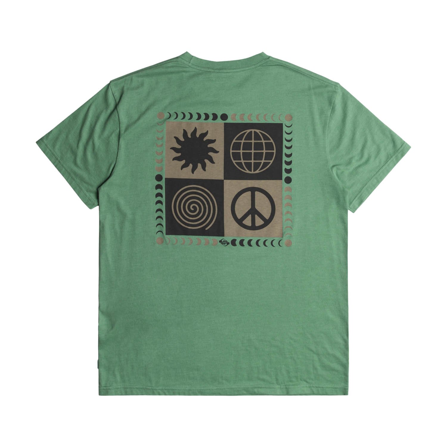 Quiksilver Peace Phase Erkek Tişört - Yeşil - 1