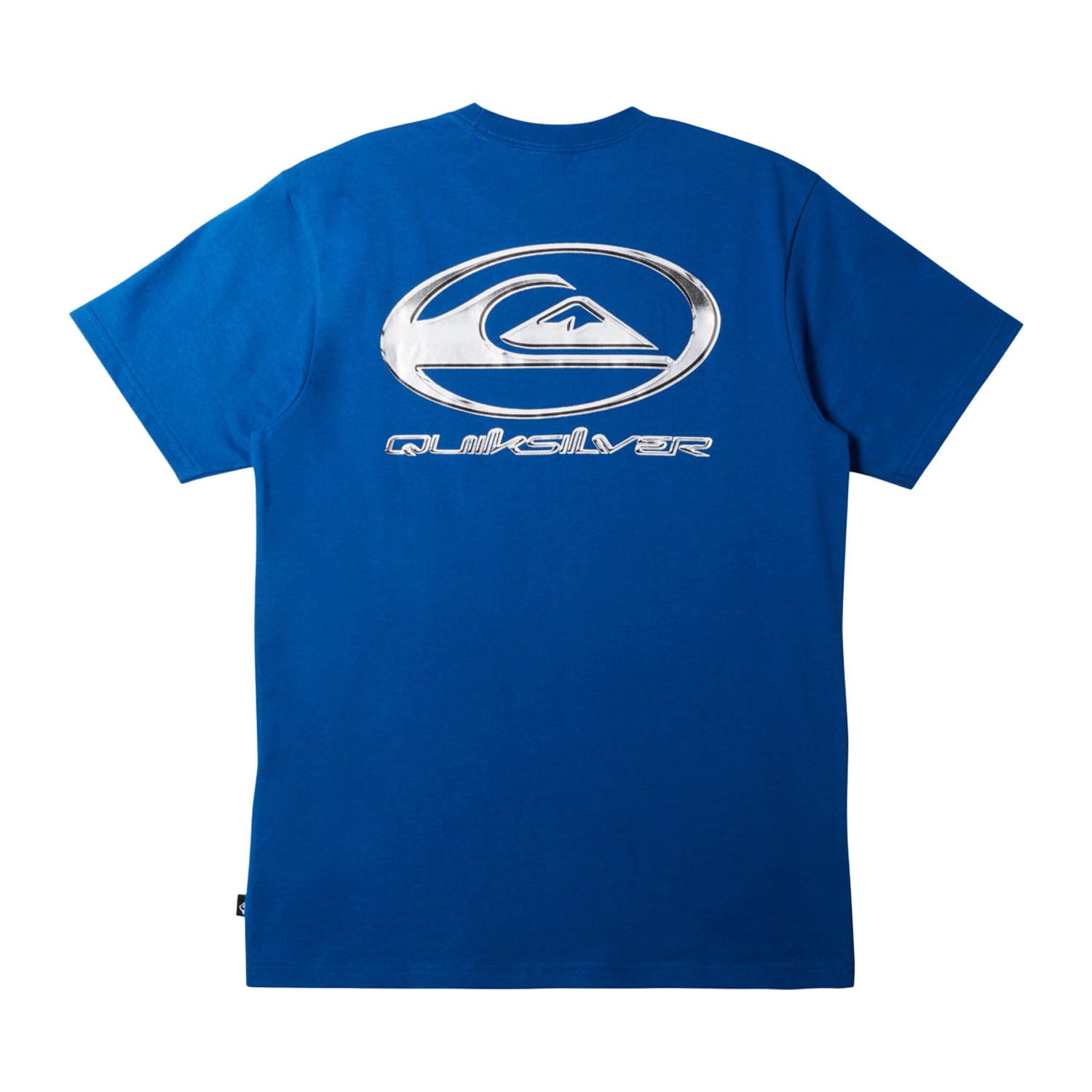 Quiksilver Chrome Logo STN Erkek Tişört - Mavi - 1