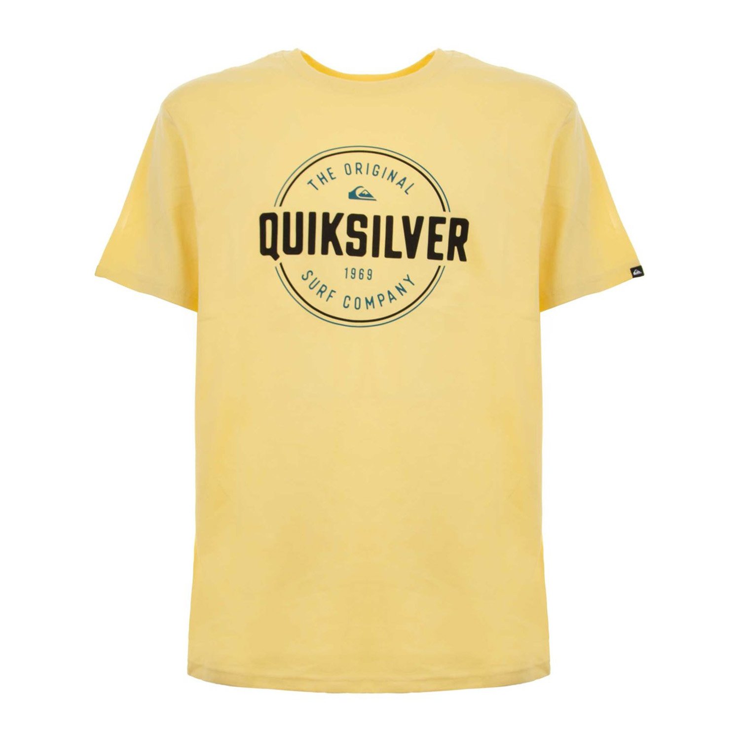 Quiksilver Circle Up Erkek Tişört - Sarı - 1