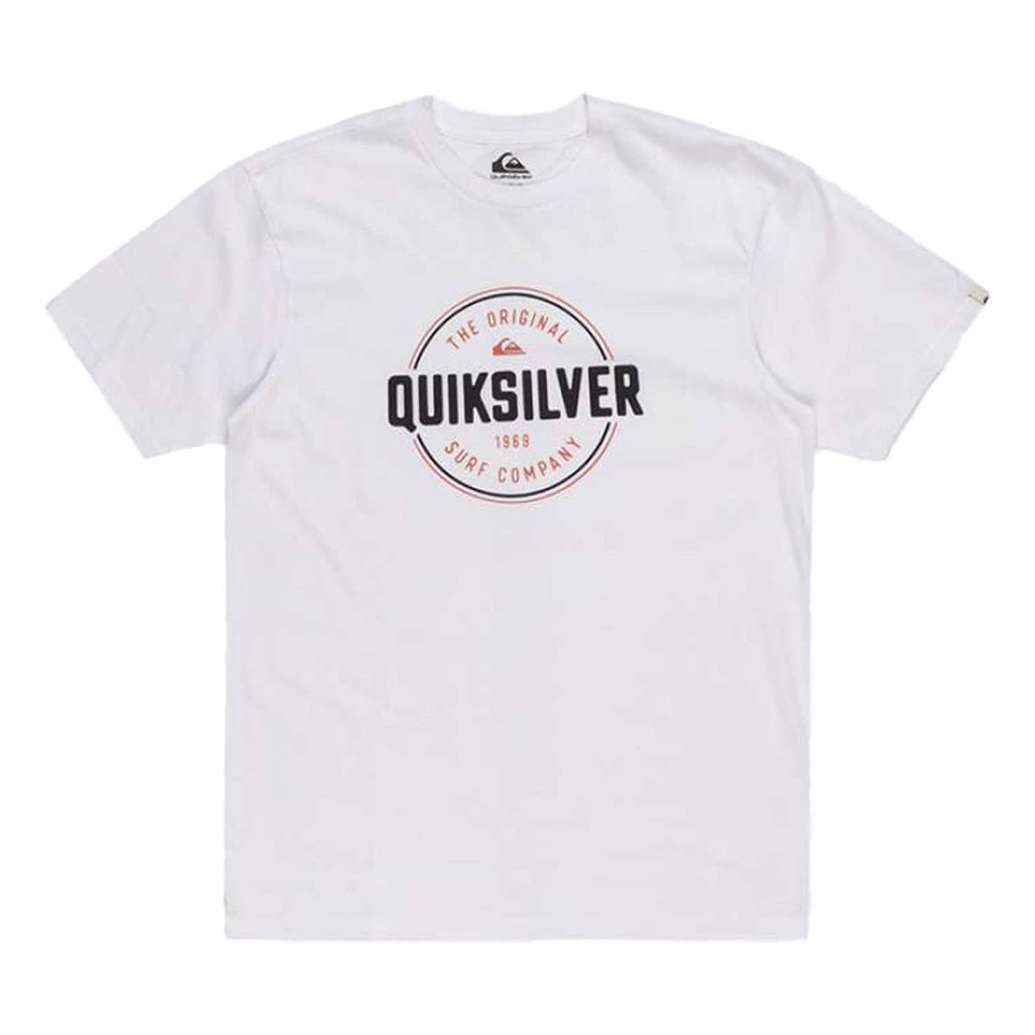 Quiksilver Circle Up Erkek Tişört - Beyaz - 1