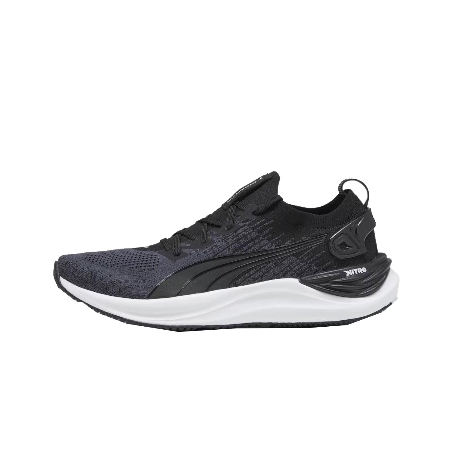 Puma Electrify Nitro 3 Knit Kadın Koşu Ayakkabısı - Siyah - 1