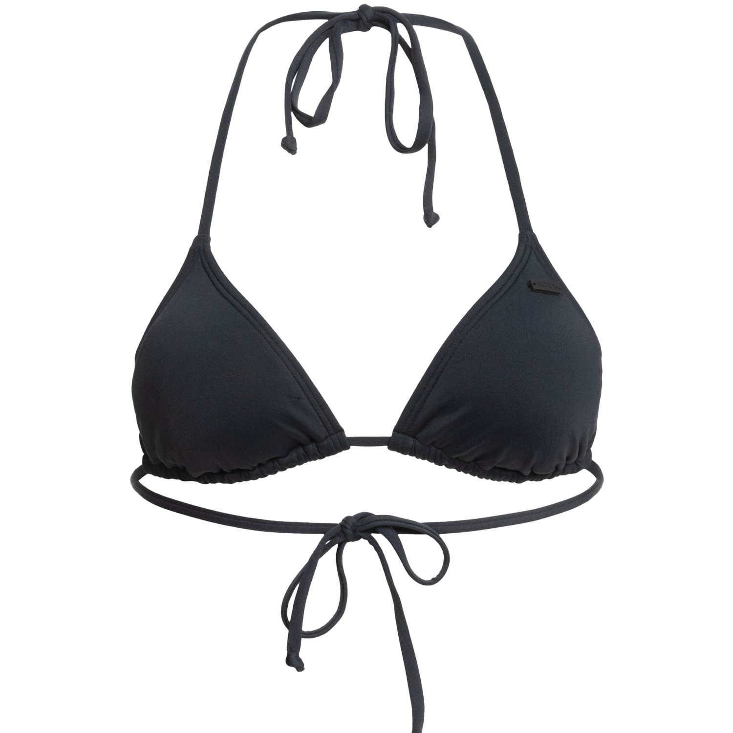 Roxy SD Beach Classic Mod Tiki Tri Kadın Bikini Üstü - Siyah - 1
