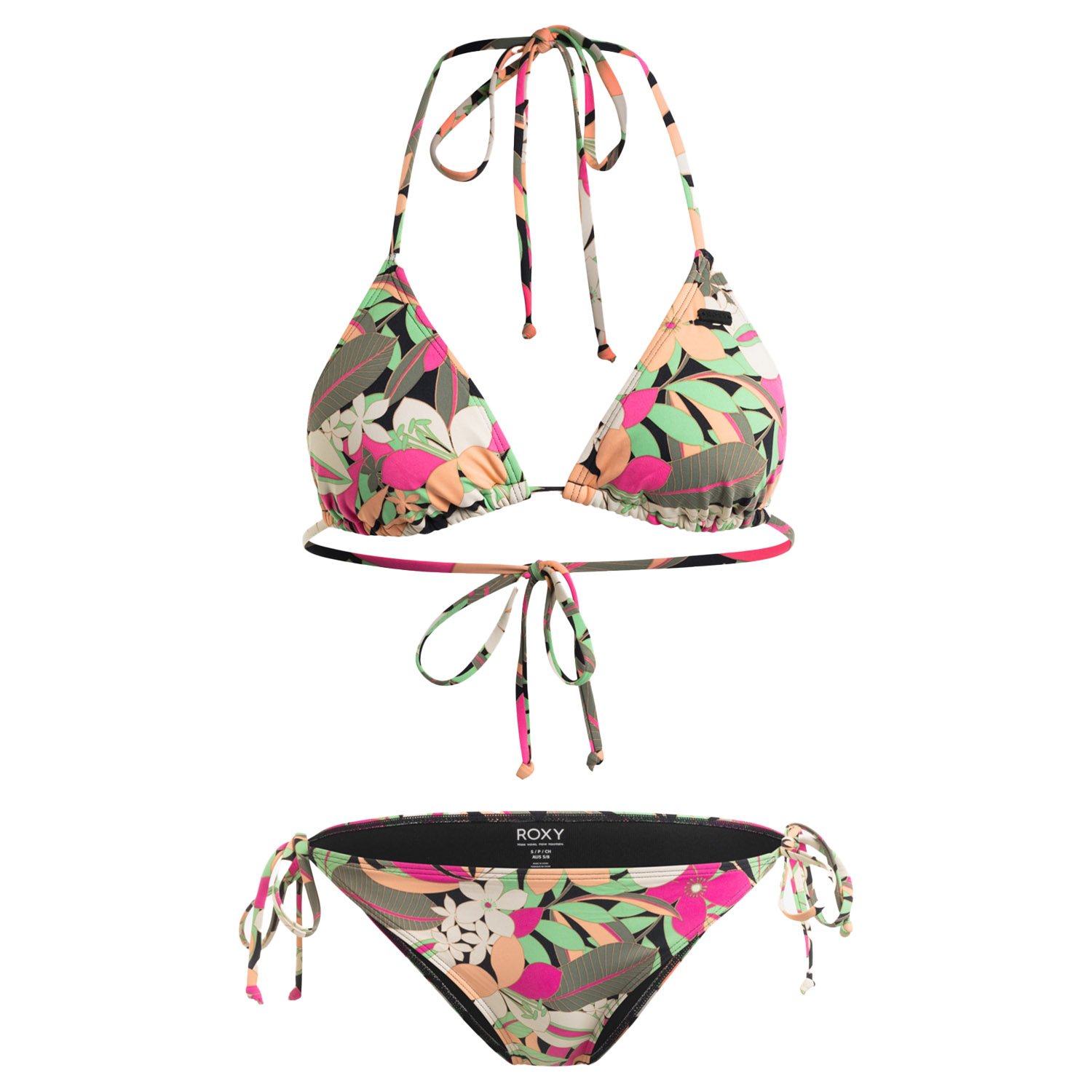 Roxy Printed Beach Classics Tiki Kadın Bikini - Renkli - 1
