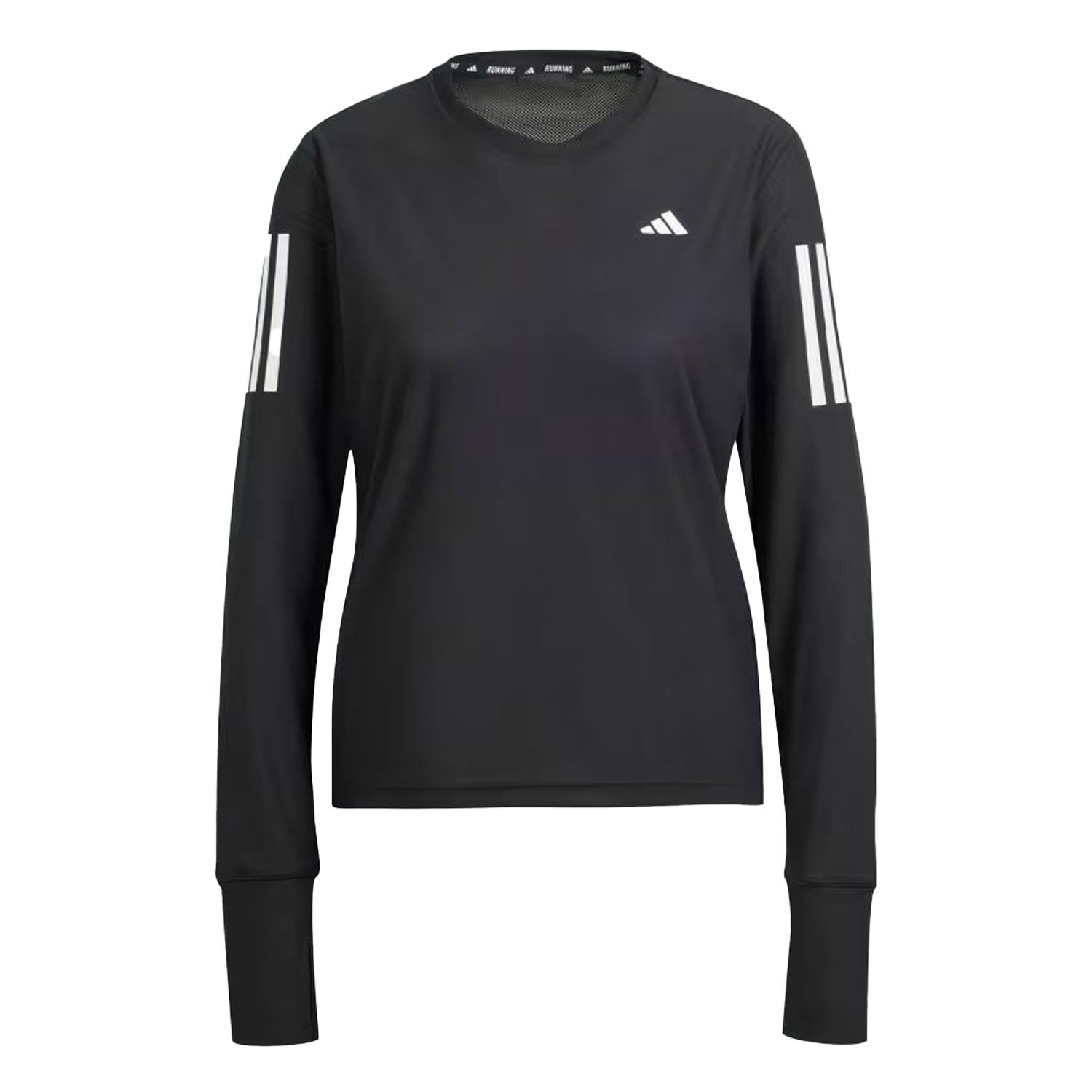 Adidas Otr B LS Kadın Koşu Tişörtü - Siyah - 1