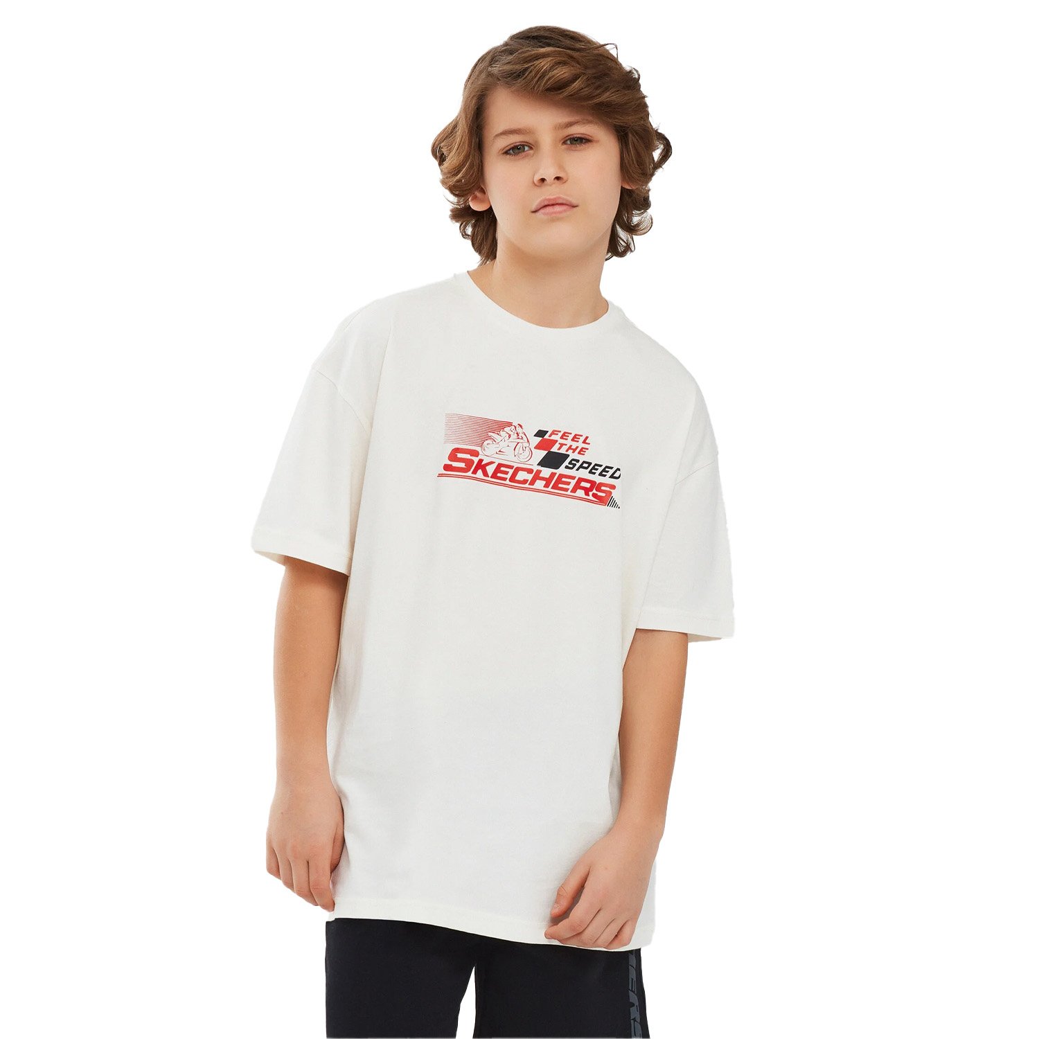 Skechers Graphic Çocuk Tişört - Beyaz - 1