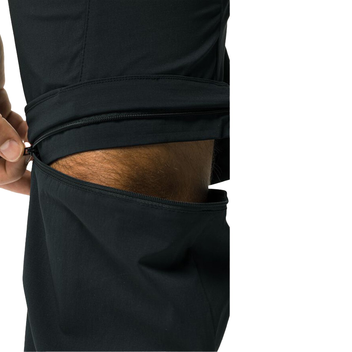 Jack Wolfskin Glastal Zip Away Erkek Outdoor Pantolon - Siyah - 1