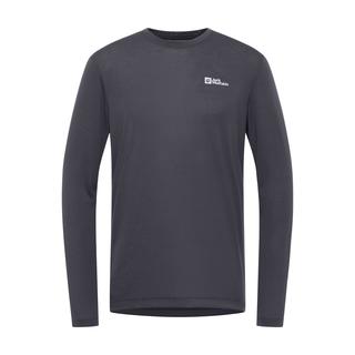 Jack Wolfskin Vonnan Ls T Erkek Gri Tişört