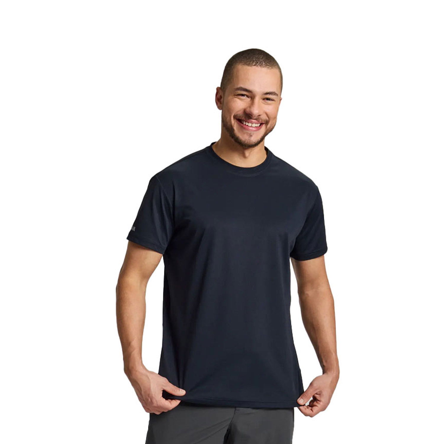 TECH PIQUE T-SHIRT - Antrasit - 1