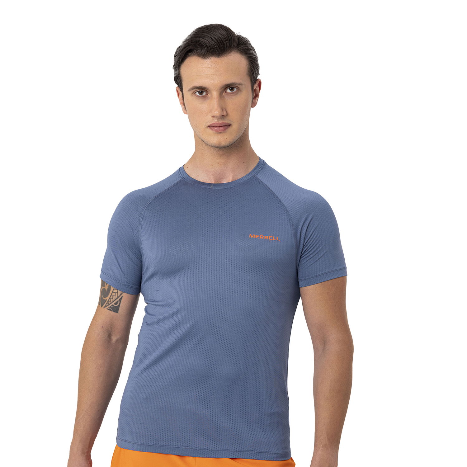 Merrell Tend Erkek Mavi Tişört - Mavi - 1