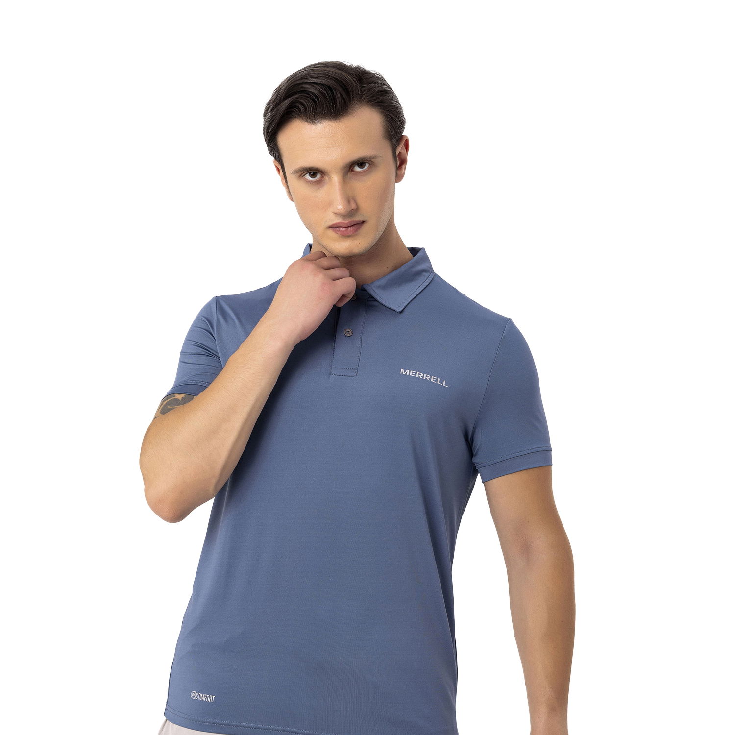 Merrell Pace Erkek Mavi Tişört - Mavi - 1