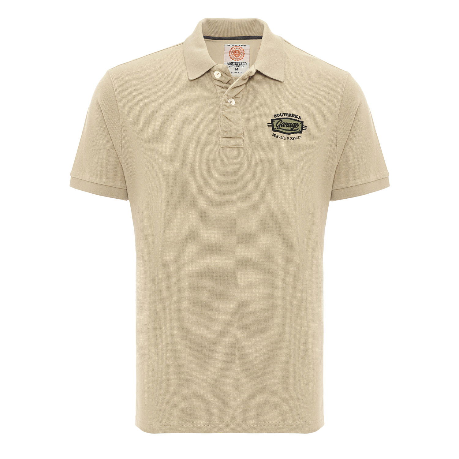 Routefield Erkek Polo Tişört Plate Kum - Camel - 1