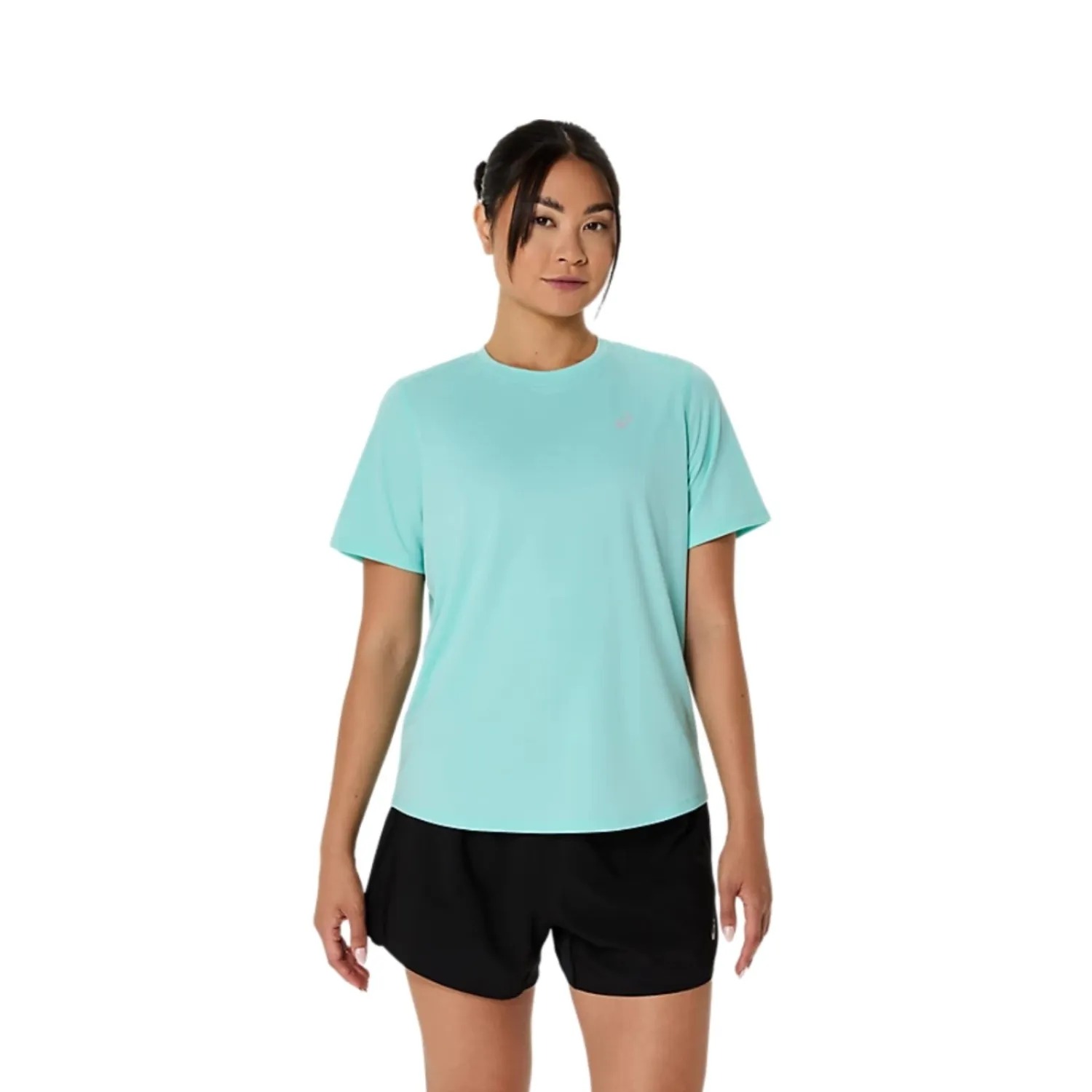 Asics Core SS Top Kadın Mavi Koşu Tişört - Mavi - 1