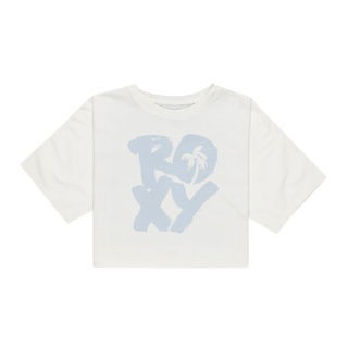 Roxy Boxy Crop Started Kız Çocuk Beyaz Tişört
