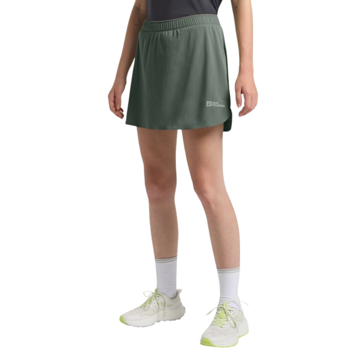 Jack Wolfskin Prelight Swift Skort Kadın Yeşil Etek - Yeşil - 1