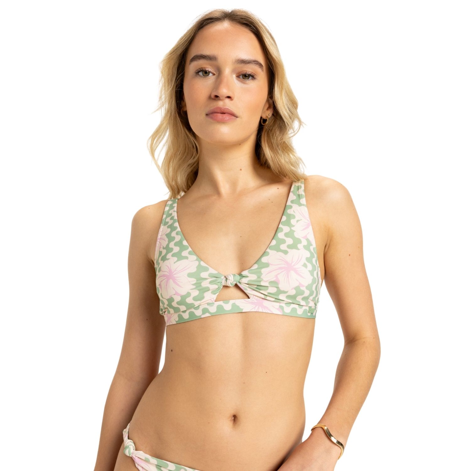 Roxy Hibiscus Daze Elong Tri Bra Kadın Bikini Üstü - Renkli - 1