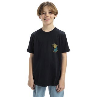 Quiksilver Hypnotic Wave Yth Erkek Çocuk Siyah Tişört