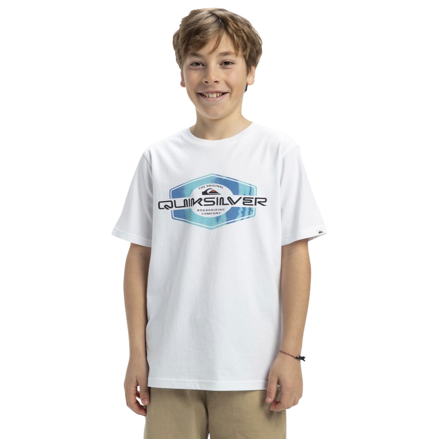 Quiksilver Ev Locked Up Yth Erkek Çocuk Beyaz Tişört - Beyaz - 1
