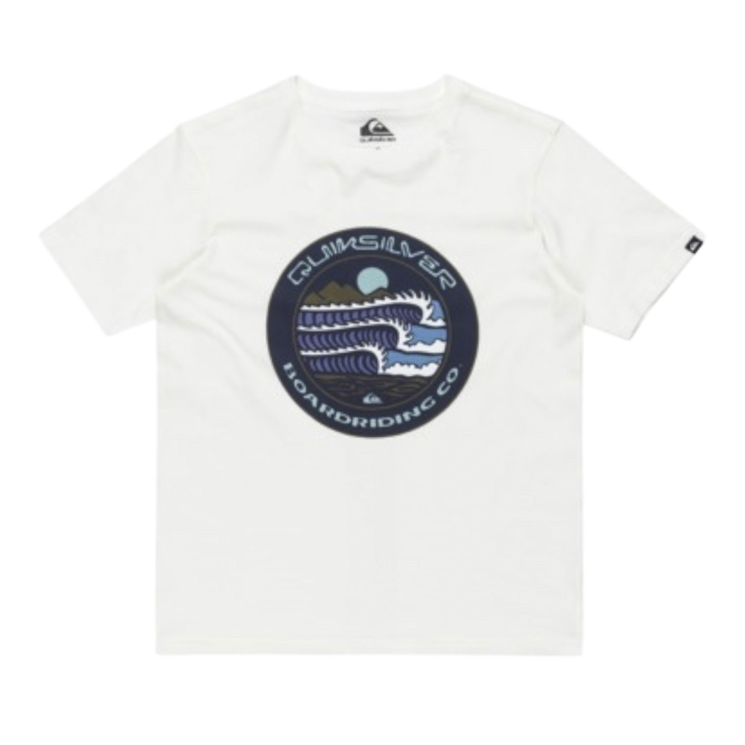 Quiksilver Evo Three Seas Yth Erkek Çocuk Beyaz Tişört - Beyaz - 1