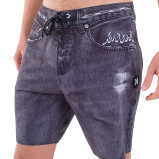 Hurley PHNTM Eco Denim BDST 18 Erkek Siyah Boardshort