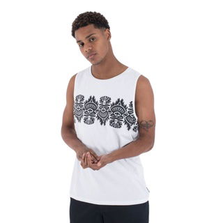 Hurley Kai Good Tiki Tank Erkek Beyaz Atlet