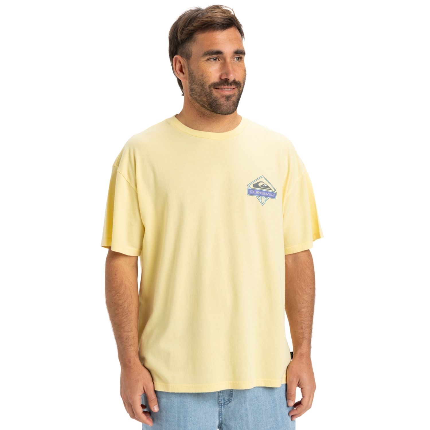 Quiksilver Gh Qs Crystal Jet Erkek Sarı Tişört -  - 1
