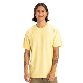 Quiksilver Slub Roundneck Erkek Sarı Tişört
