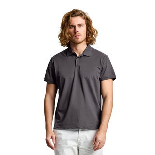Slam Tech Pique Polo Erkek Gri Tişört