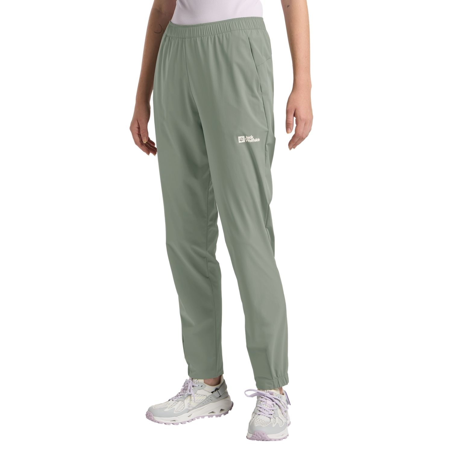 Jack Wolfskin Prelight Swift Pant W Kadın Yeşil Outdoor Pantolonu - Yeşil - 1