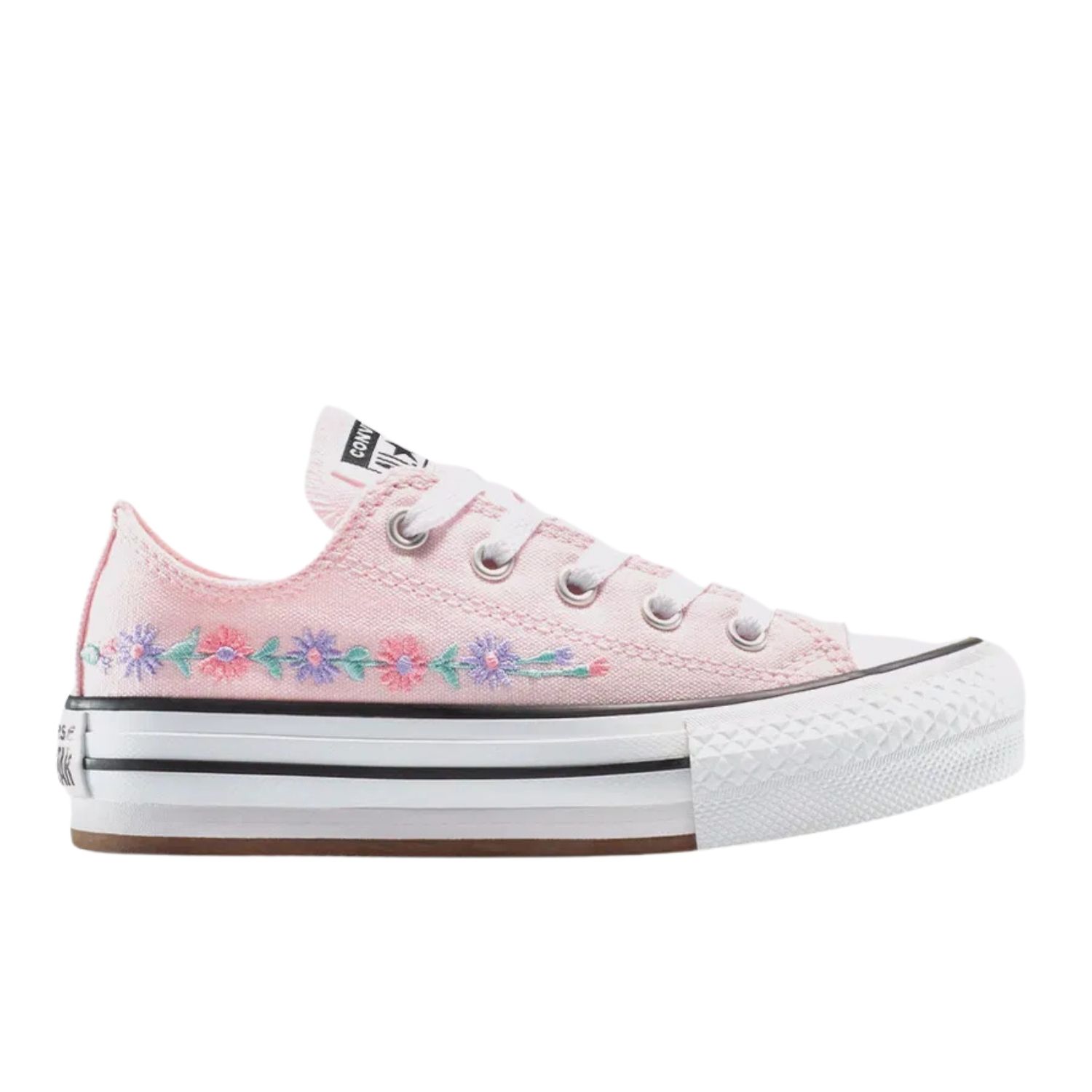 Converse Chuck Taylor All Star Eva Lift Platform Florals Kız Çocuk Pembe Günlük Ayakkabı - Pembe - 1