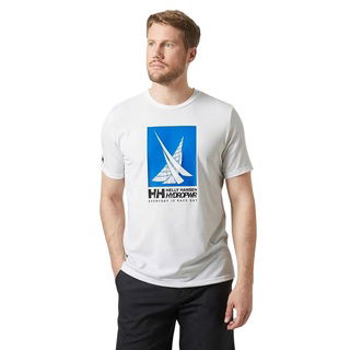 Helly Hansen Hp Race Graphic Erkek Beyaz Tişört