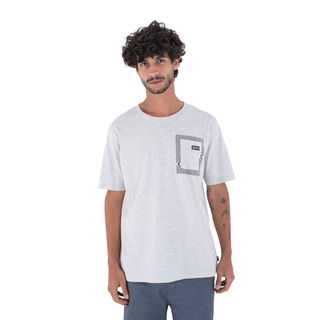 Hurley Physco Pocket Erkek Gri Tişört