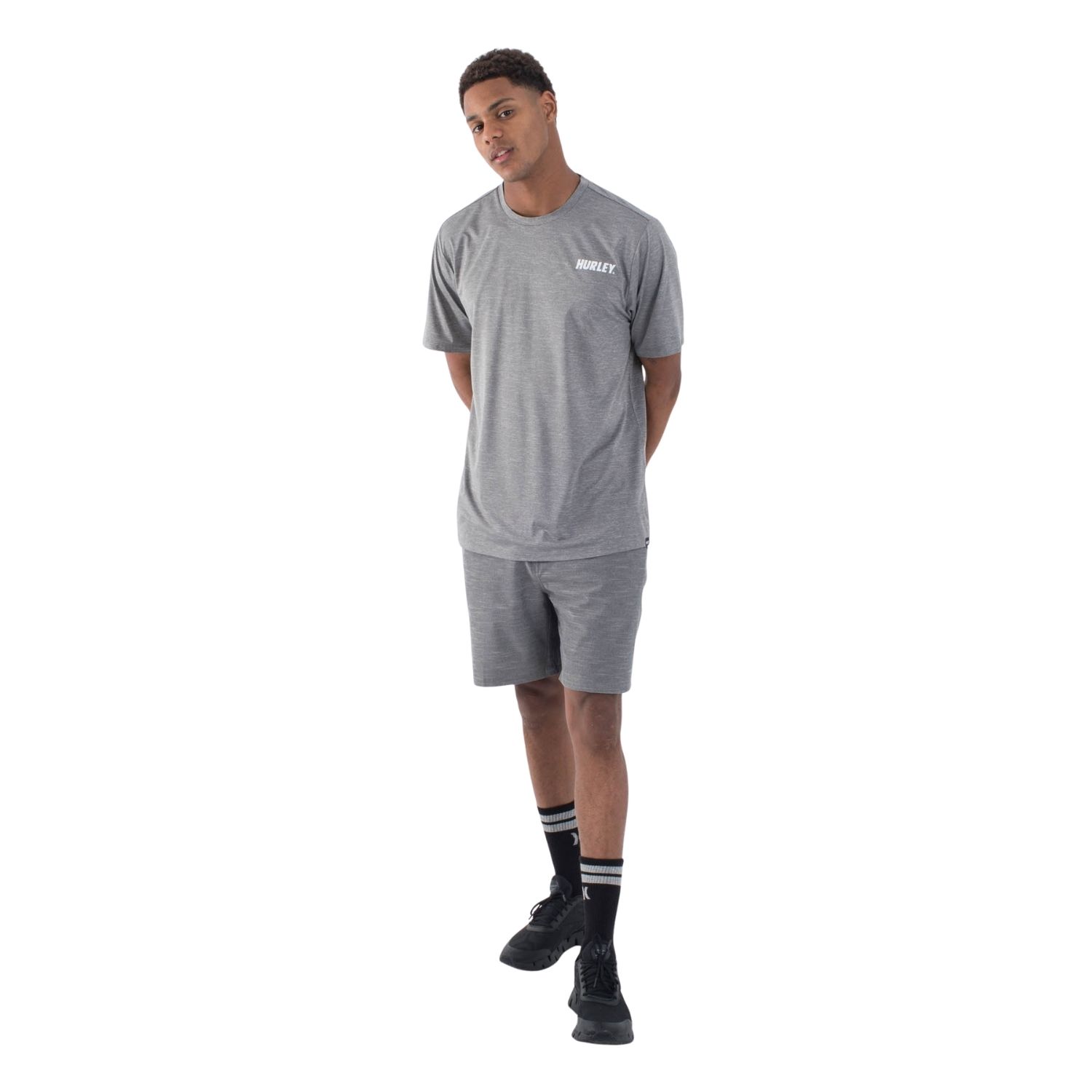Hurley H2o Dri Outback Top Erkek Gri Tişört - Gri - 1